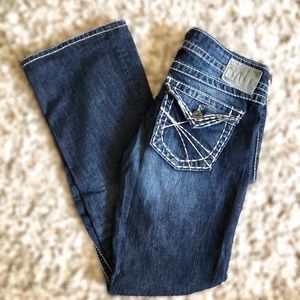 Silver blue jeans size 27 regular pioneer bootcut